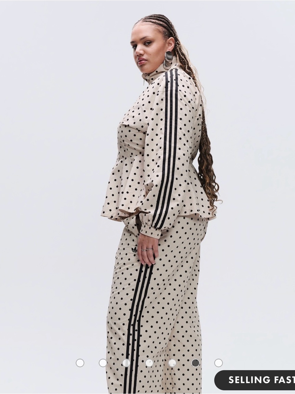 ASOS x Adidas Originals Stone Polka Dot track pants XXL. New w/tags. - Picture 5 of 8